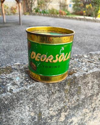 Scatola Deorsola caffè Torino vintage rara