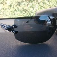 Occhiali da sole neri versace