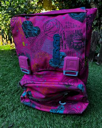 Zaino scuola Seven fucsia - fantasia rose e glitte