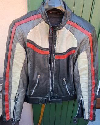 Giacca da moto in pelle