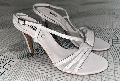 Tacchi Bianchi in Vera Pelle