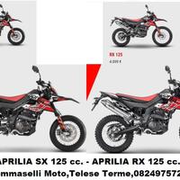Aprilia SX 125 Aprilia RX 125 2023