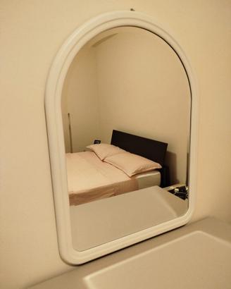 SPECCHIO LACCATO BIANCO CM 80 X 110