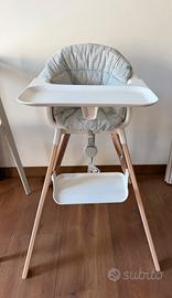 Seggiolone Clikk 1-2-3 Stokke colore Bianco