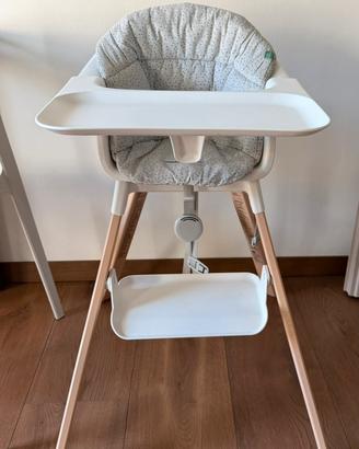 Seggiolone Clikk 1-2-3 Stokke colore Bianco