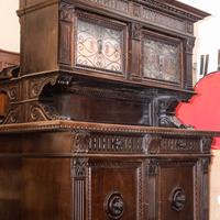 Mobile/Tavolo/Sedie Stile Rinascimentale Bolognese