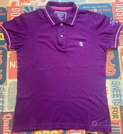 T-shirt polo manica corta Williams Wilson viola
