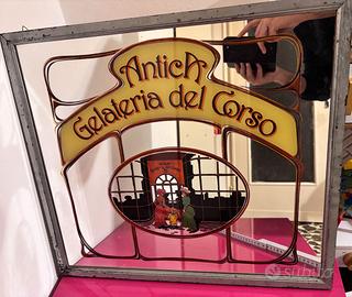 Specchio pubblicitario vintage Antica Gelateria