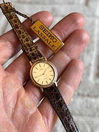 Seiko Lassale Lady Placcato Oro NOS 23mm