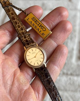 Seiko Lassale Lady Placcato Oro NOS 23mm