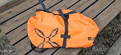 montura sacca a zainetto per portare corda 