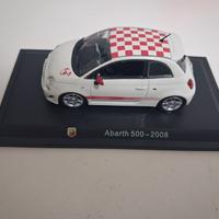 modellino auto 1/43 metro fiat 500 abarth 2008