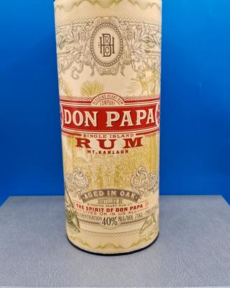Scatola vuota cilindrica Rhum Don Papa