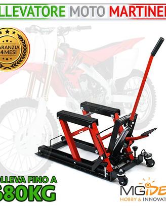 PONTE SOLLEVATORE MOTO CARRELLO CRIC IDRAULICO 680