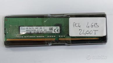 RAM 4GB Modulo DDR4 PC4-2400T DIMM