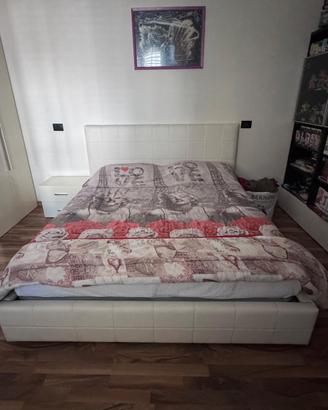 Letto contenitore con materasso 
