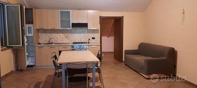 Trilocale arredato in villa-mansardato