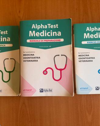 Libri Alpha test ammissione Medicina
