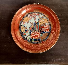 piatto vintage giapponese Kutani