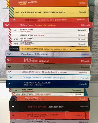 21 libri Feltrinelli di autori italiani
