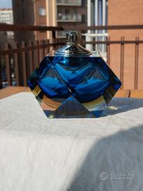 Vetro sommerso bicolore  con accendino