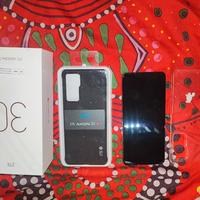 smartphone zte axon 30 schermo nero colore celeste