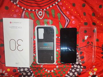 smartphone zte axon 30 schermo nero colore celeste