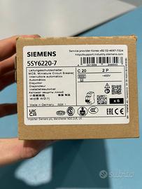 Interruttori magnetotermici 230V 20A Siemens