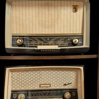due radio vintage a valvole Philips