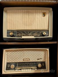 due radio vintage a valvole Philips
