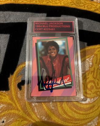 Carta da collezione Michael Jackson