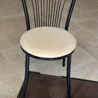 Sedia in ferro per esterni - colore nero