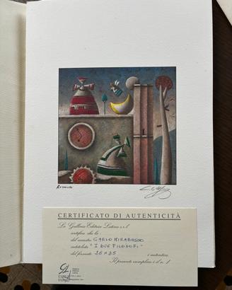 Stampa certificat Carlo Mirabasso -i due filosofi-