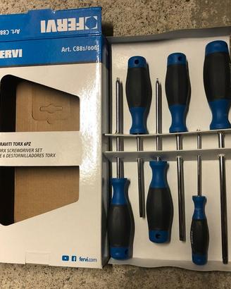 Serie di 6 giraviti torx Fervi