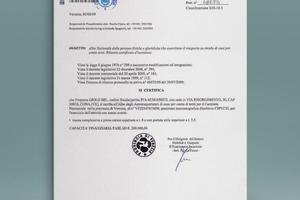 Licenza/attestato conto terzi