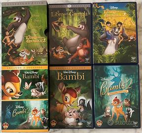 Dvd Cofanetto Bambi e Il Libro della Giungla