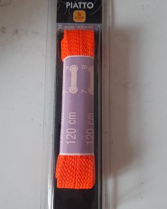 lacci per scarpe da ginnastica arancioni 120cm p. 