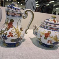 Servizio caffè da 6 Ceramica Faenza CACF anni '70