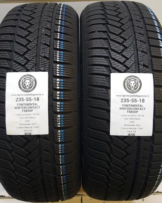2 GOMME 235 55 18 CONTINENTAL A54154