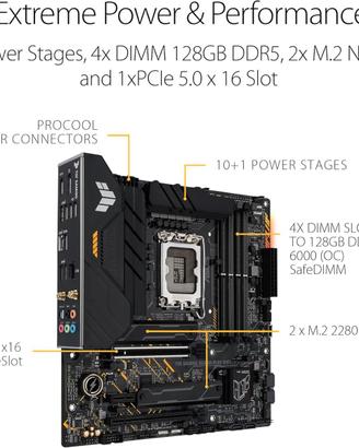 Kit Upgrade PC: i5-14600K + ASUS TUF B660M-PLUS WI
