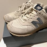 Scarpe New balance 574 taglia 42 uomo donna beige