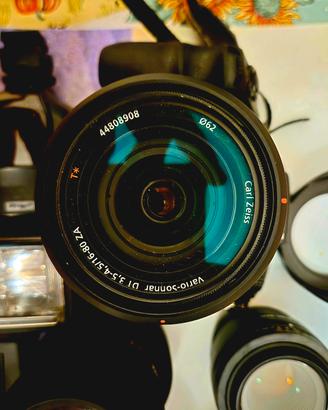 Kit fotografico con Sony Alpha 68