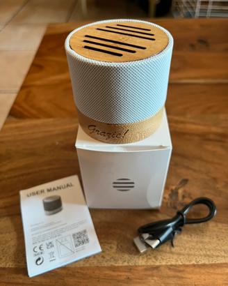 Speaker Wireless in bamboo RPET bluetooth 5.3