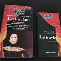 VHS LA TRAVIATA Giuseppe VERDI con libretto