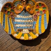 Gufo in ceramica 