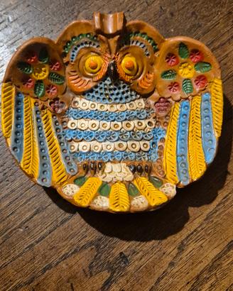 Gufo in ceramica 