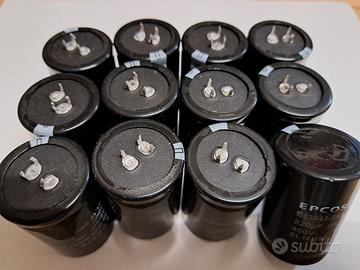 12 condensatori elettrolitici Epcos 820uF 400volt