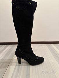 Stivali da donna Fratelli Rossetti in velluto nero