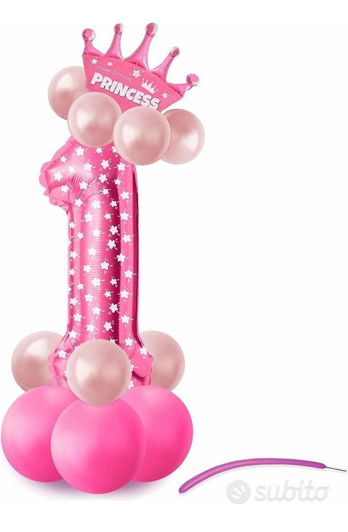 Palloncino 1 compleanno bambina 65 cm - Tutto per i bambini In vendita a  Cuneo