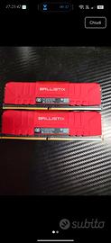 ramo crucial ballistic rosse  3600mhz